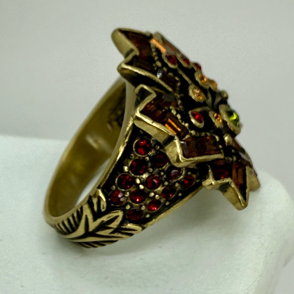Vintage Heidi Daus “Forever Autumn” Ring size 8 - Picture 5 of 16